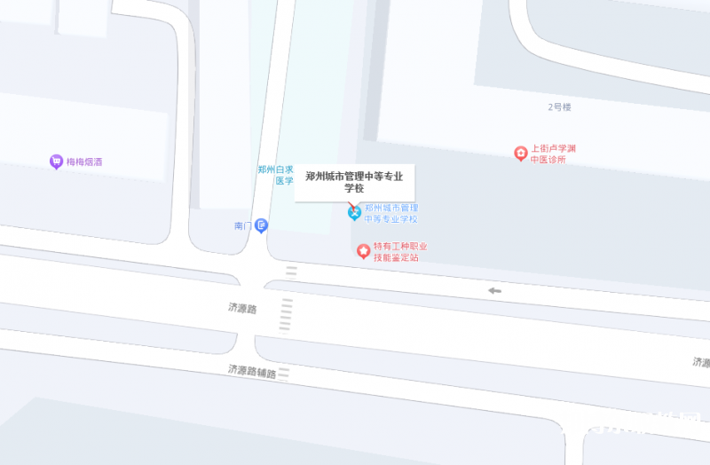 鄭州城市管理中等專業學校地址，乘車路線