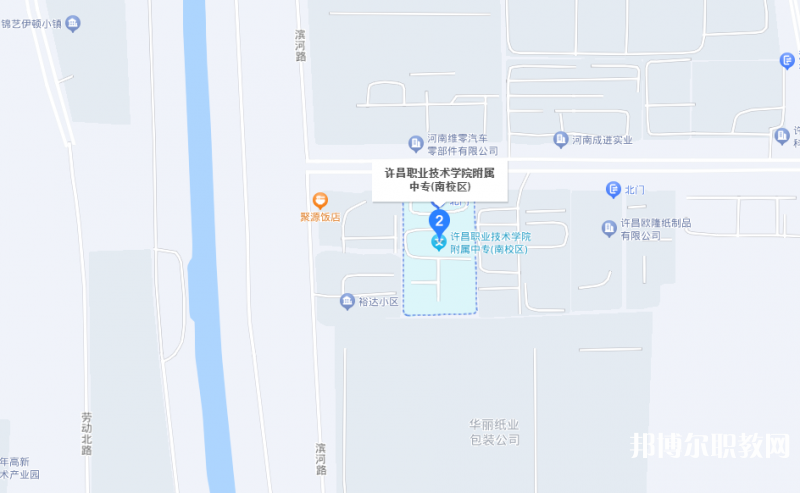 許昌市建安區職業中等專業學校地址，乘車路線