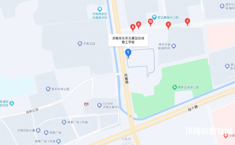 濟南市公共交通職業高級中學地址，乘車路線