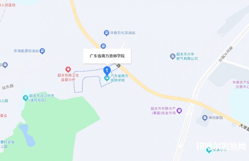 廣東省南方技師學(xué)院地址，乘車路線