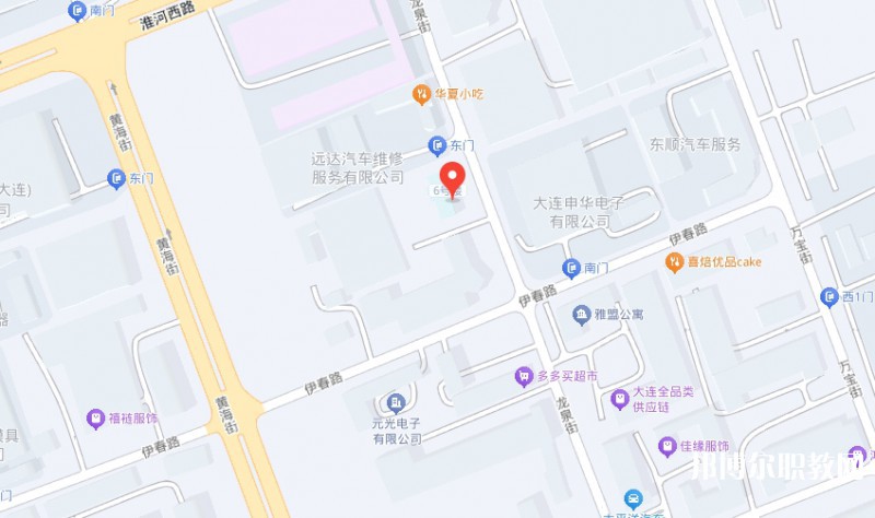 大連市蘭克藝術中等職業(yè)學校地址，乘車路線