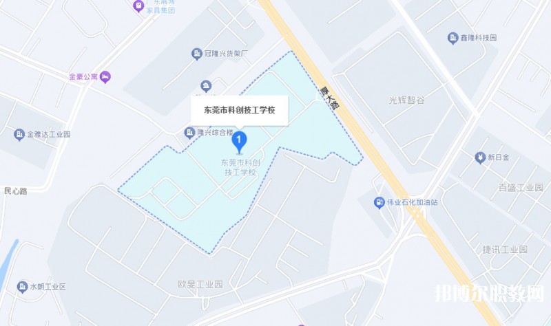 東莞市科創(chuàng)技工學(xué)校地址，乘車路線