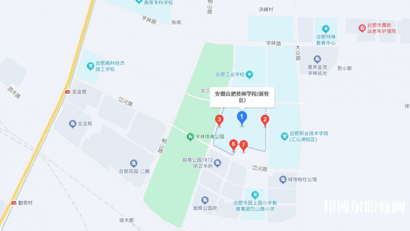 合肥技師學院地址，乘車路線