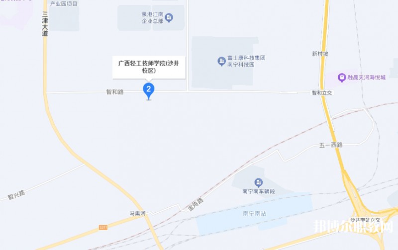 廣西輕工技師學(xué)院預(yù)備技師班地址，乘車(chē)路線